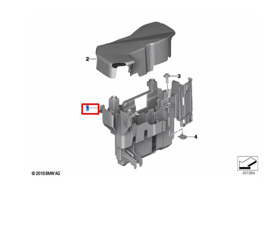 NEW BMW 3 G20 DME HOLDER 12909423835 9423835 ORIGINAL