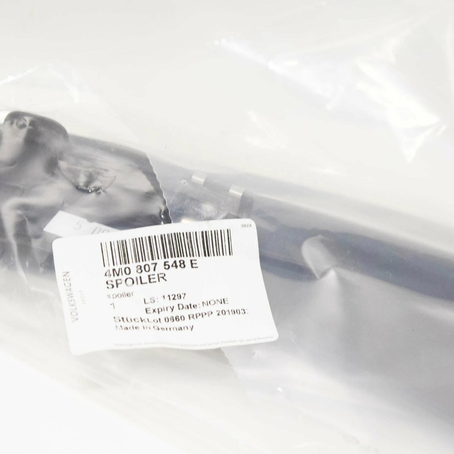 NEW AUDI Q7 4M FRONT BUMPER RIGHT OUTER SPOILER 4M0807548E ORIGINAL