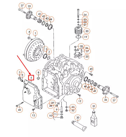 NEW AUDI A3 8L AUTOMATIC TRANSMISSION COVER 09A321491 ORIGINAL