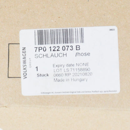 NEW VOLKSWAGEN TOUAREG 7P MK2 COOLANT HOSE WITH VALVE 7P0122073B