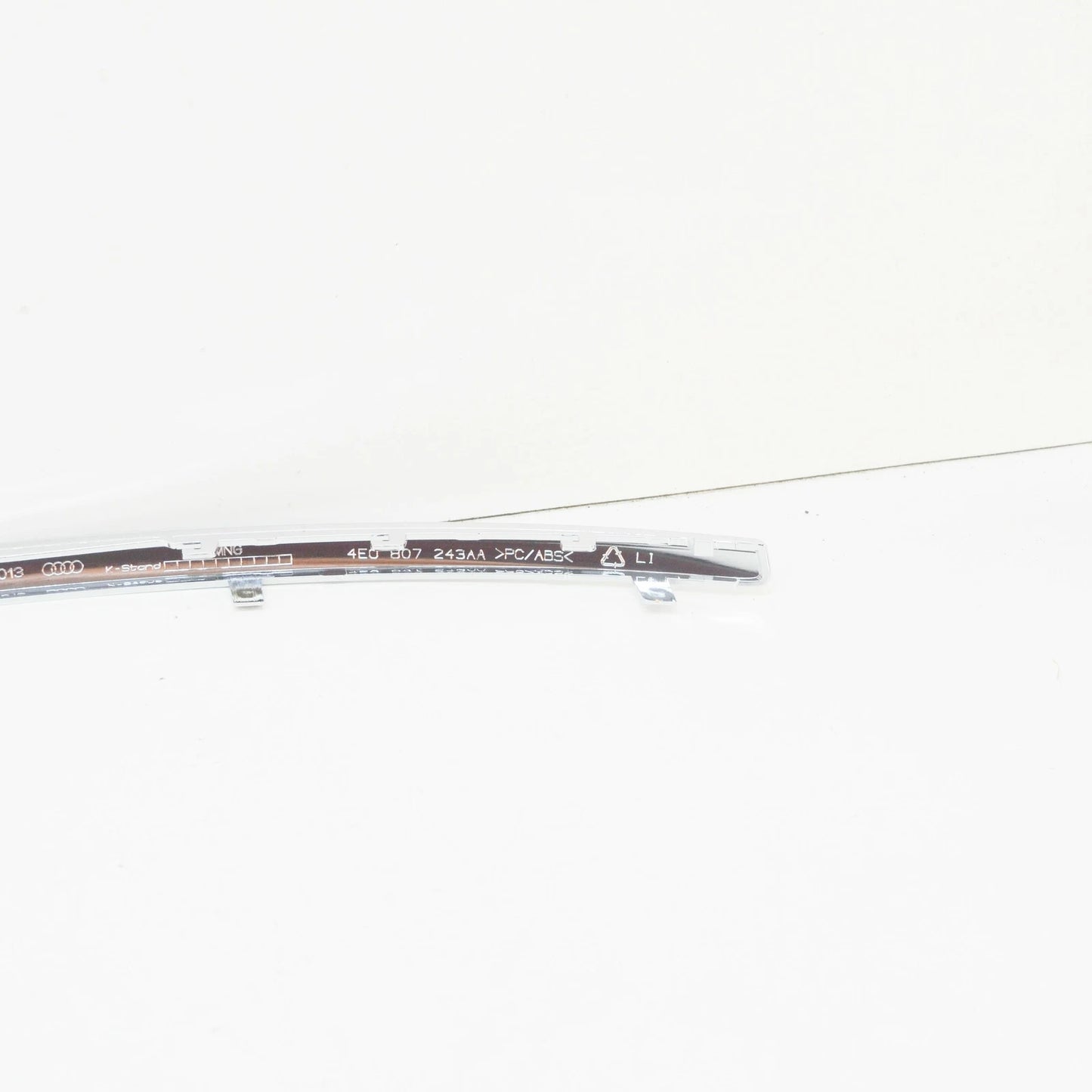 NEW AUDI A8 D3 FRONT BUMPER LEFT CHROME MOLDING TRIM 4E0807243AA2ZZ