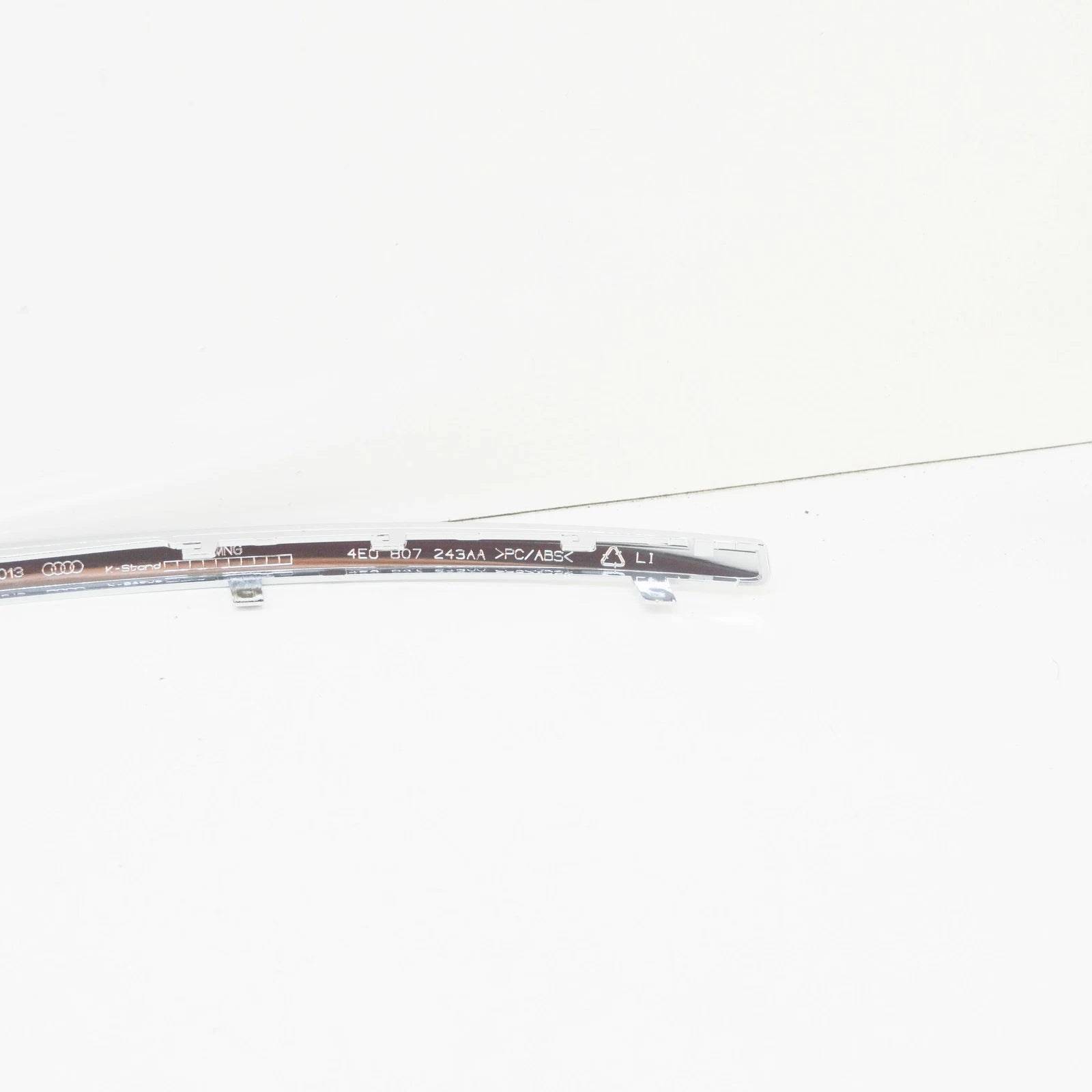 NEW AUDI A8 D3 FRONT BUMPER LEFT CHROME MOLDING TRIM 4E0807243AA2ZZ