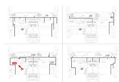 new mercedes-benz gle w167 sound system wiring harness rhd a1675404604 original
