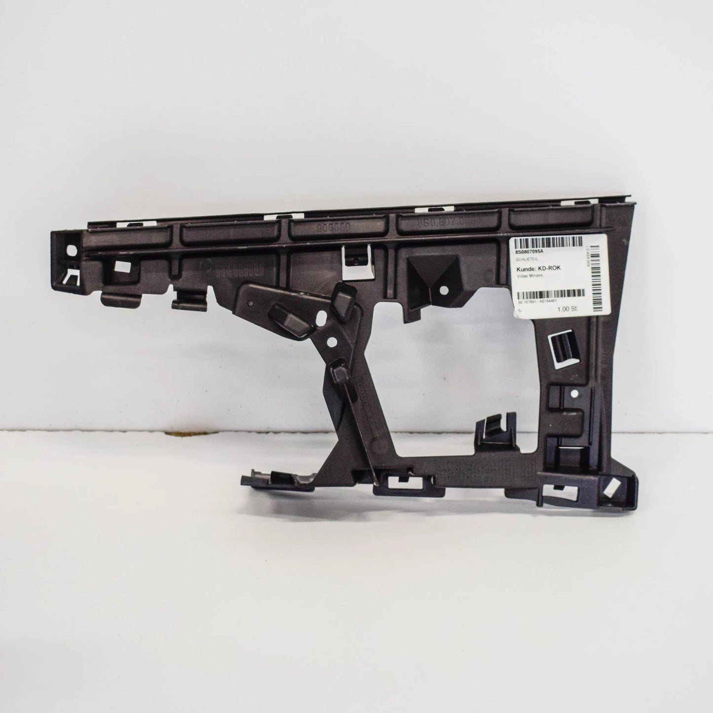 NEW AUDI TT QUATTRO FRONT BUMPER END PLATE LEFT 8S0807095A 2017 ORIGINAL