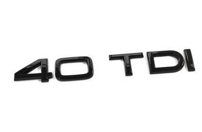 new audi q3 f3 rear '40 tdi' badge inscription 83a853744ct94 original