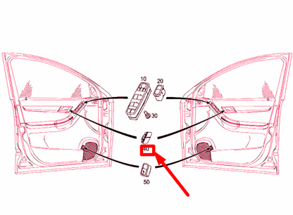 NEW MERCEDES-BENZ R W251 FRONT LEFT DOOR LOCK SWITCH A25182009109174 ORIGINAL