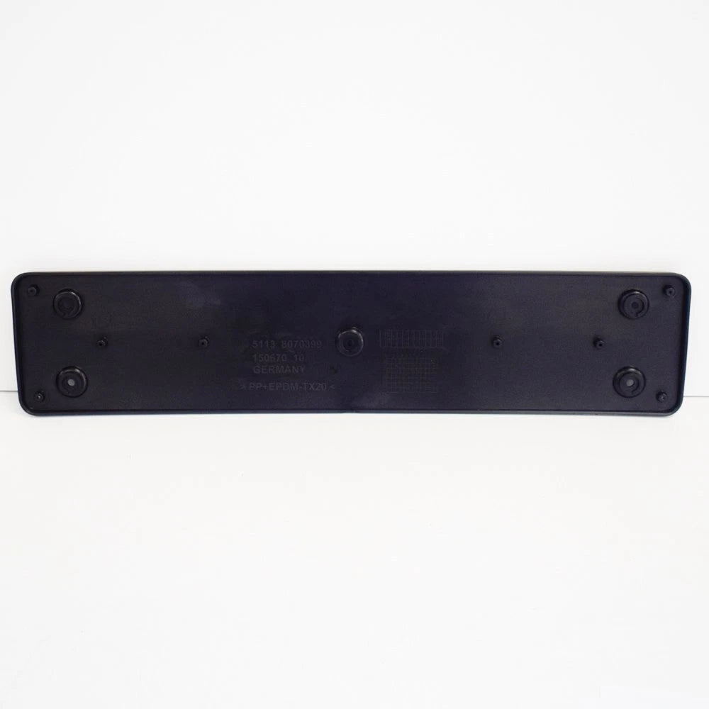 NEW BMW 5 G30 FRONT BUMPER LICENSE PLATE TRIM 51138070399 8070399 ORIGINAL