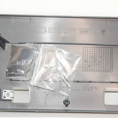 NEW MERCEDES-BENZ ML W166 FRONT BUMPER LICENSE PLATE HOLDER A1668800244 ORIGINAL