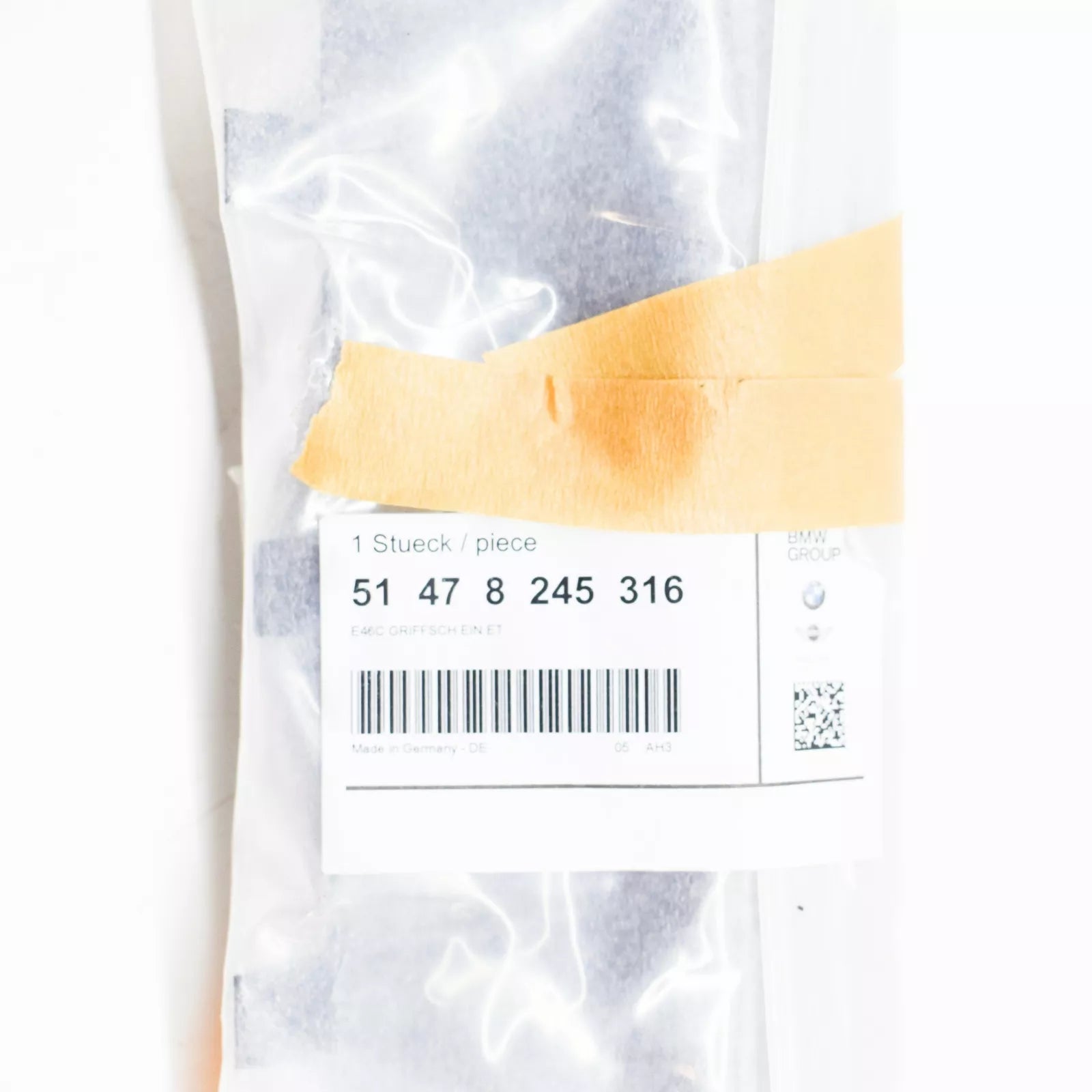 NEW BMW 3 CABRIO E46 TRUNK LUGGAGE PANEL HANDLE 51478245316 8245316 ORIGINAL