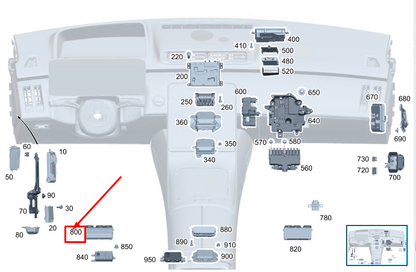 new mercedes-benz s w223 front seat control unit a2239009132 original