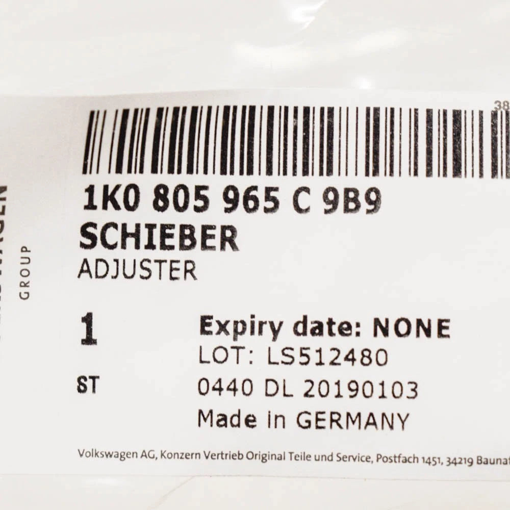 NEW VOLKSWAGEN AUDI AIR INTAKE SLIDE VALVE 1K0805965C9B9 1K0805965C 9B9 ORIGINAL