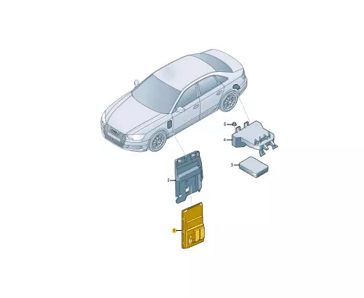 NEW AUDI A4 AVANT B9 COMFORT CONTROL UNIT 8W1907063N ORIGINAL