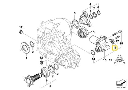 NEW BMW SERIES 3 5 X3 X5 TRANSFER CASE MOTOR RESISTOR 7557345