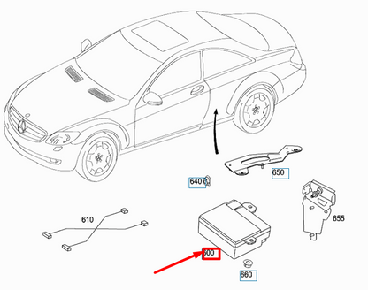 NEW MERCEDES-BENZ CL C216 FUEL PUMP MODULE A2215402562 ORIGINAL