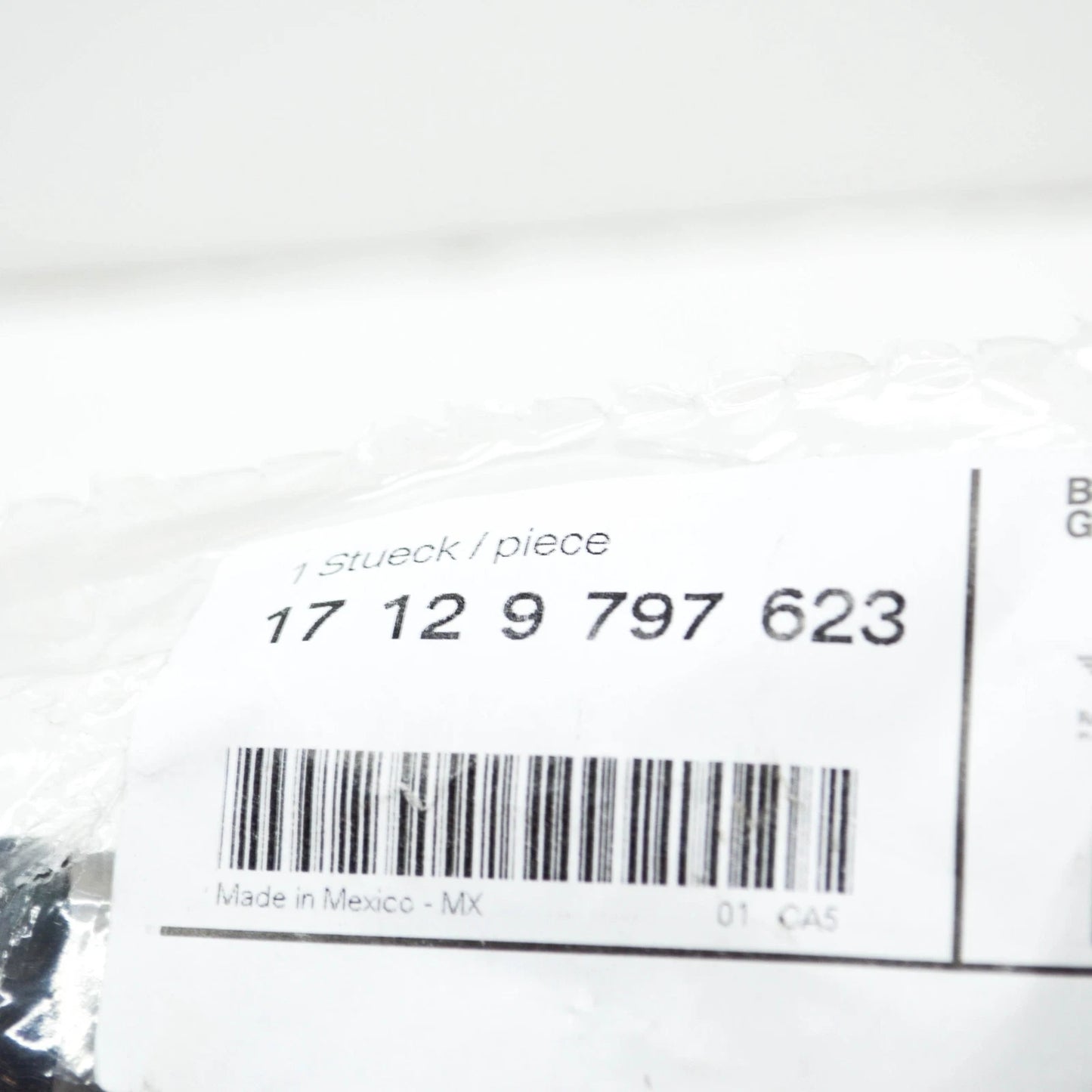 NEW BMW X3 G01 COOLANT RETURN INTAKE LINE 17129797623 ORIGINAL