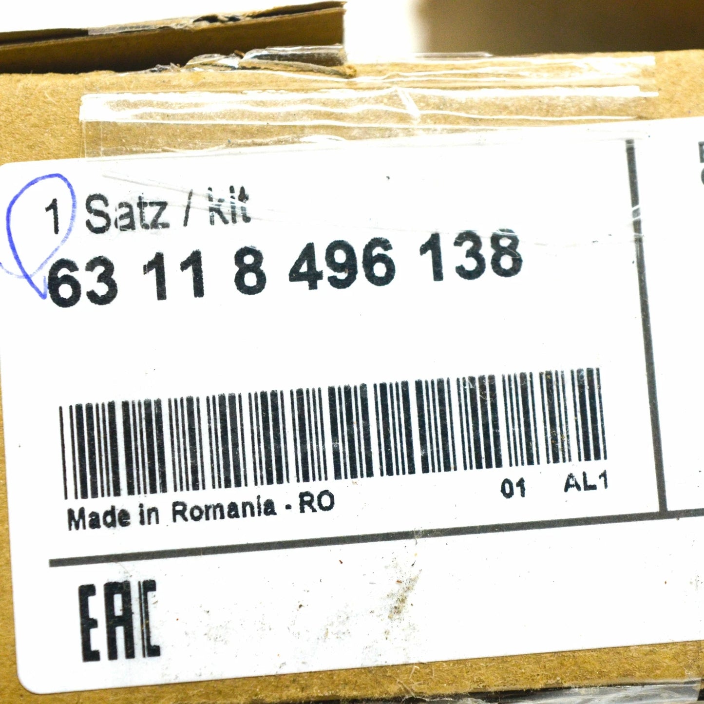 NEW BMW 3 G20 TURN SIGNAL DRL LED RIGHT CONTROL UNIT USA 63118496138 ORIGINAL