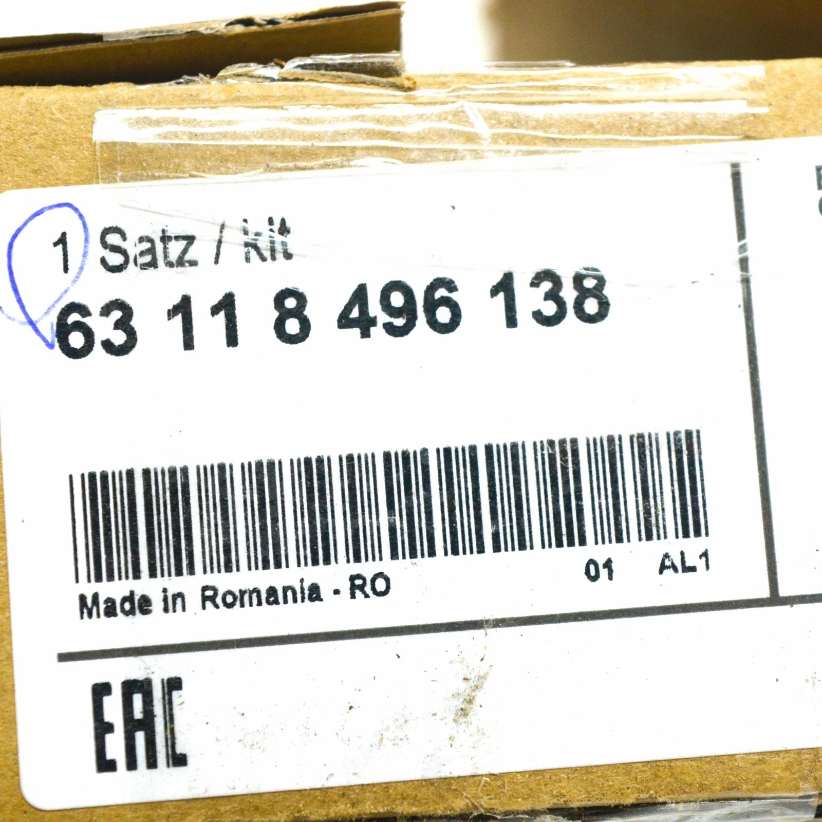 NEW BMW 3 G20 TURN SIGNAL DRL LED RIGHT CONTROL UNIT USA 63118496138 ORIGINAL