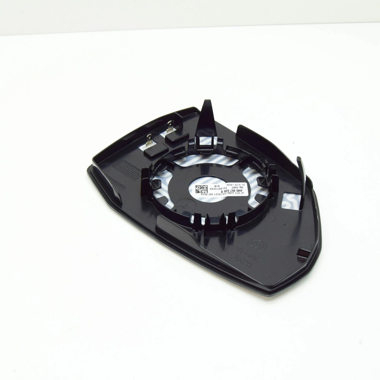 NEW AUDI Q7 4M FRONT LEFT DOOR MIRROR GLASS 4M0857535B ORIGINAL