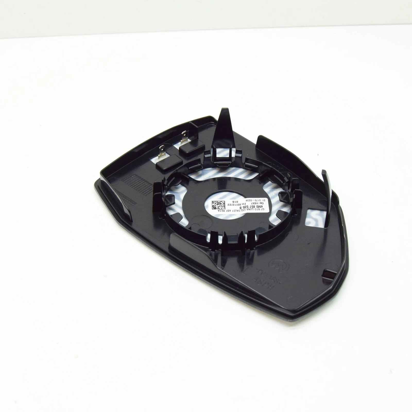 NEW AUDI Q7 4M FRONT LEFT DOOR MIRROR GLASS 4M0857535B ORIGINAL