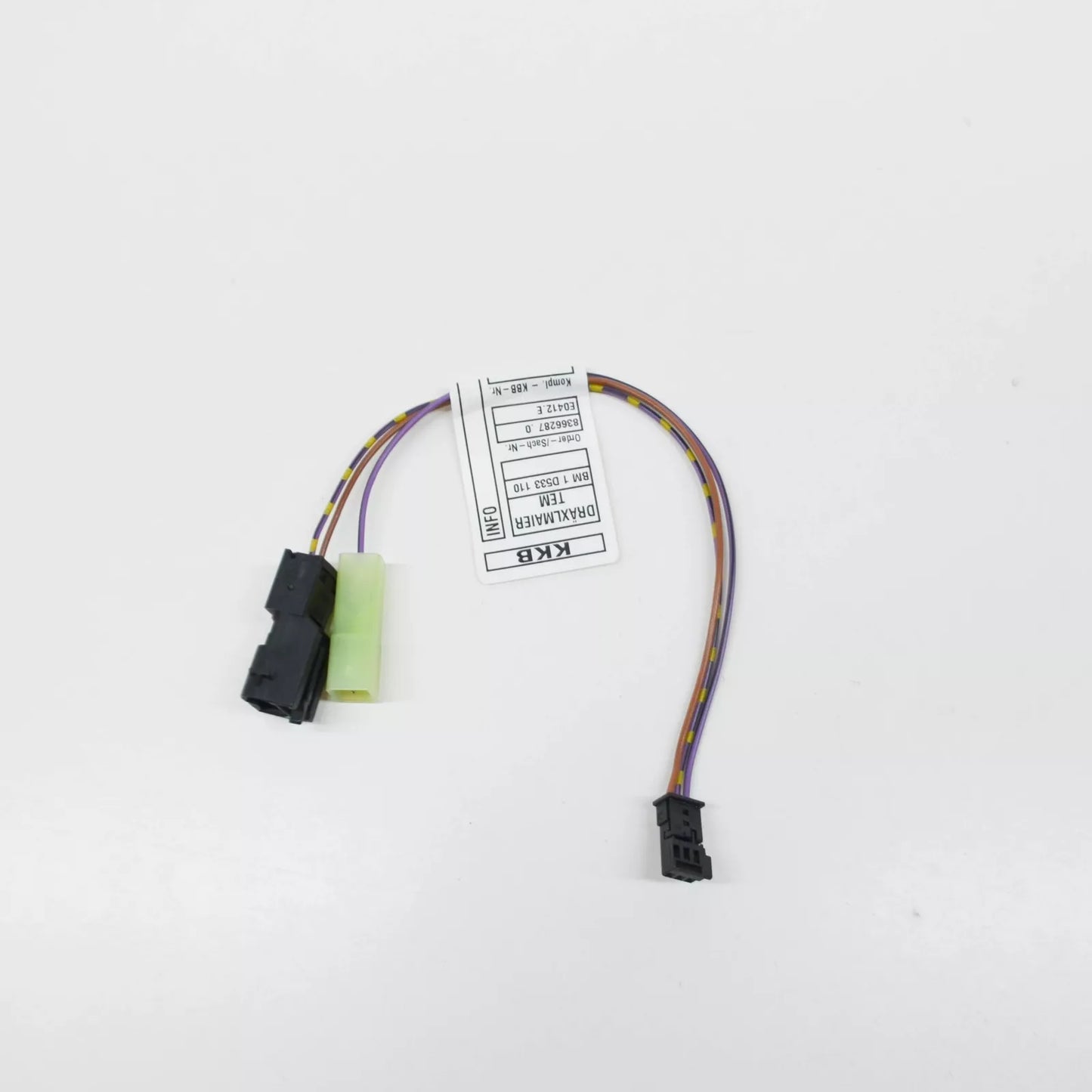 NEW BMW 3 E36 GLOVE BOX LIGHT ADAPTER LEAD 61128366287 8366287 ORIGINAL