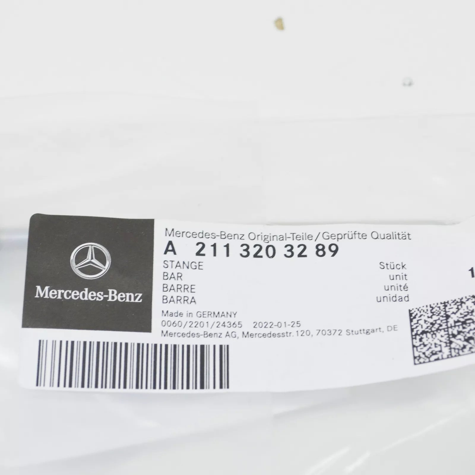 NEW MB E W211 AMG REAR HEADLAMP RANGE CONTROL SENSOR ROD A2113203289 ORIGINAL