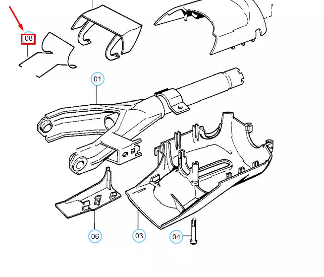 NEW BMW 5 E34 STEERING COLUMN SPRING 32311160652 1160652 ORIGINAL