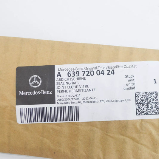 NEW MB VITO W639 FRONT LEFT DOOR WINDOW OUTSIDE SEALING RAIL A6397200424