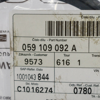 NEW AUDI A4 TIMING CHASE CASE GASKET B8 2.7 TDI 120KW 059109092A 2011 ORIGINAL