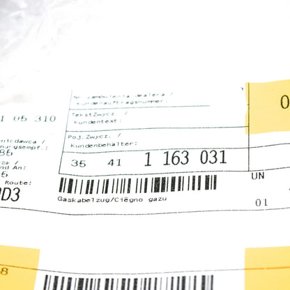 NEW BMW 5 E39 ACCELERATOR BOWDEN CABLE 35411163031 1163031 ORIGINAL