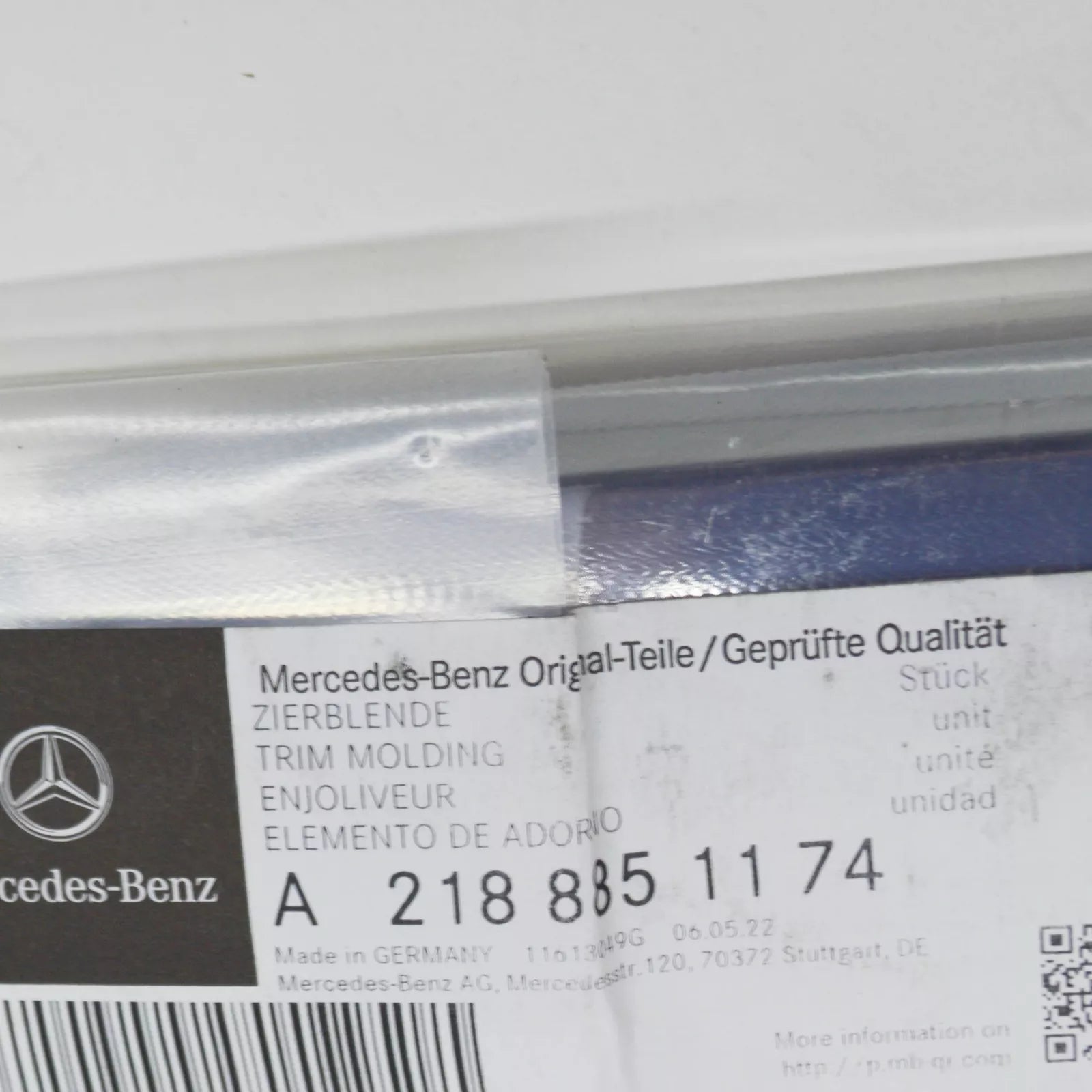 NEW MERCEDES-BENZ CLS C218 FRONT GRILLE LEFT MOLDING TRIM A2188851174 ORIGINAL
