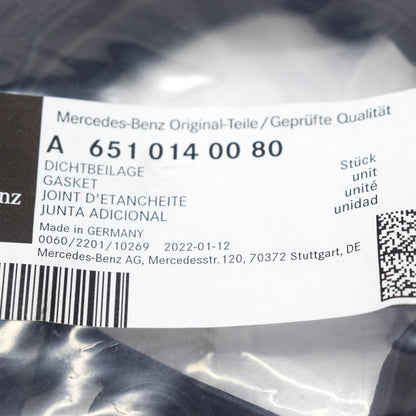 NEW MERCEDES-BENZ C-CLASS W204 OIL SUMP PAN RUBBER GASKET A6510140080 ORIGINAL