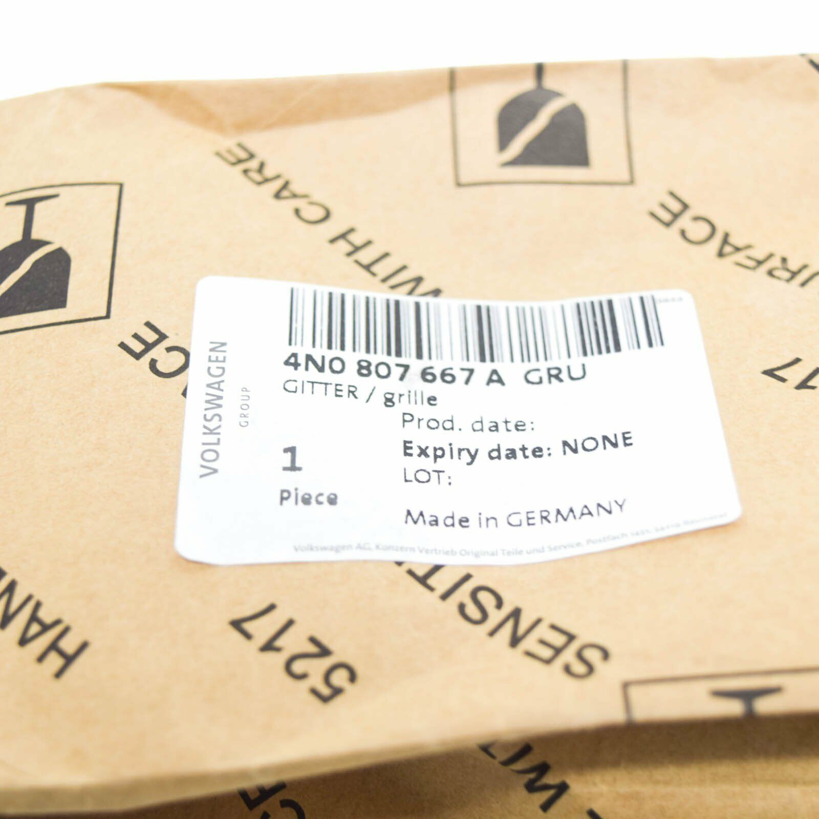 NEW AUDI A8 4N D5 FRONT BUMPER LEFT COVER GRILLE PRIMED 4N0807667AGRU ORIGINAL