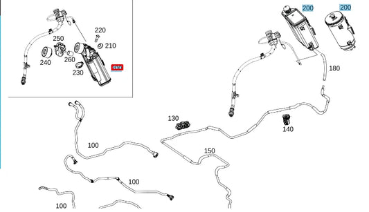 NEW MERCEDES-BENZ GLE W167 ACTIVATED CHARCOAL FILTER A1674703403 ORIGINAL