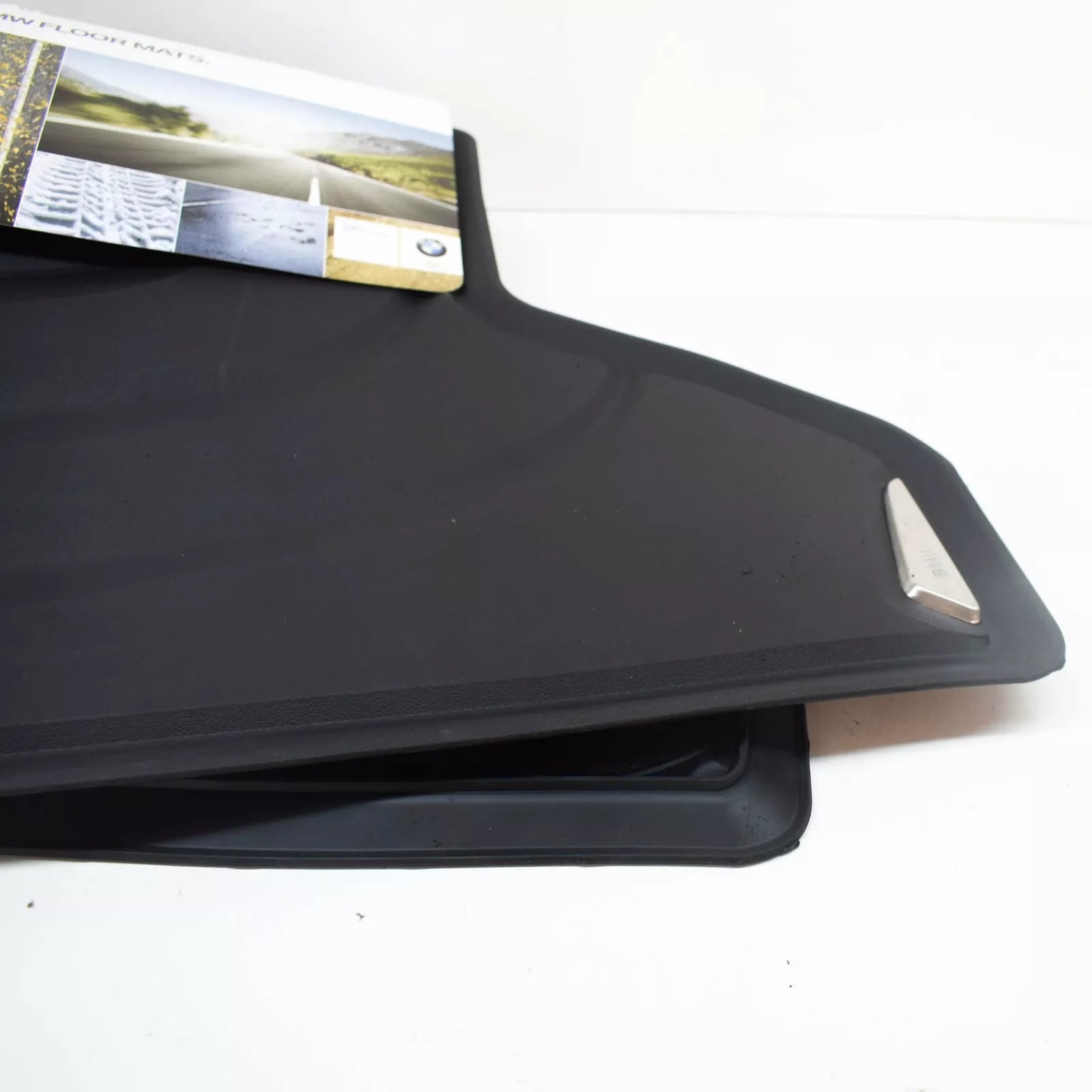 NEW BMW F15 REAR ALL WEATHER FLOOR MATS 51472458440 2458440 ORIGINAL