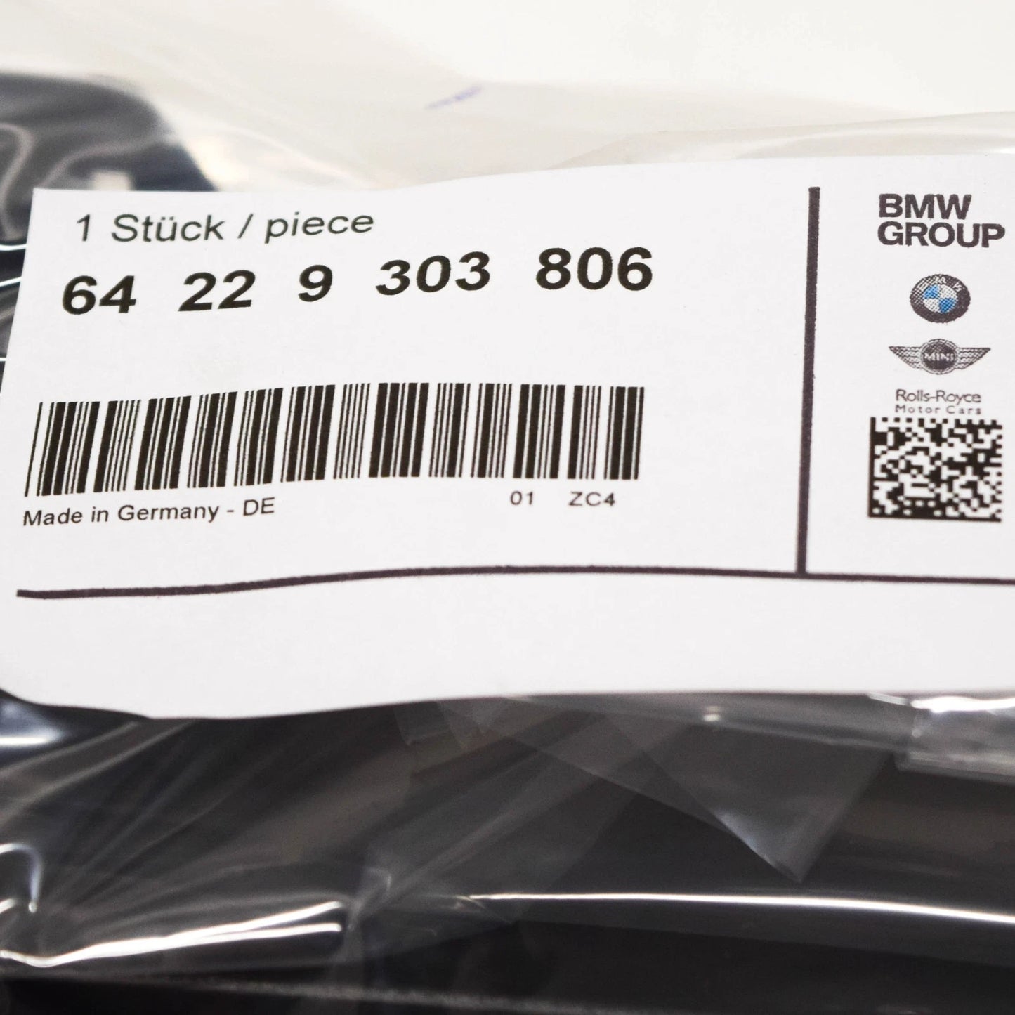 NEW BMW 5 E60 REAR BUMPER VENTILATION COVER 64229303806 9303806 ORIGINAL