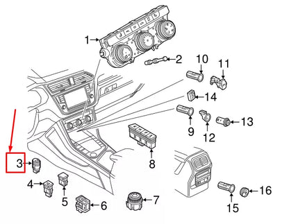 NEW VW TIGUAN AD IGNITION START-STOP BUTTON 5NB959839A3Q7 5NB959839A 3Q7