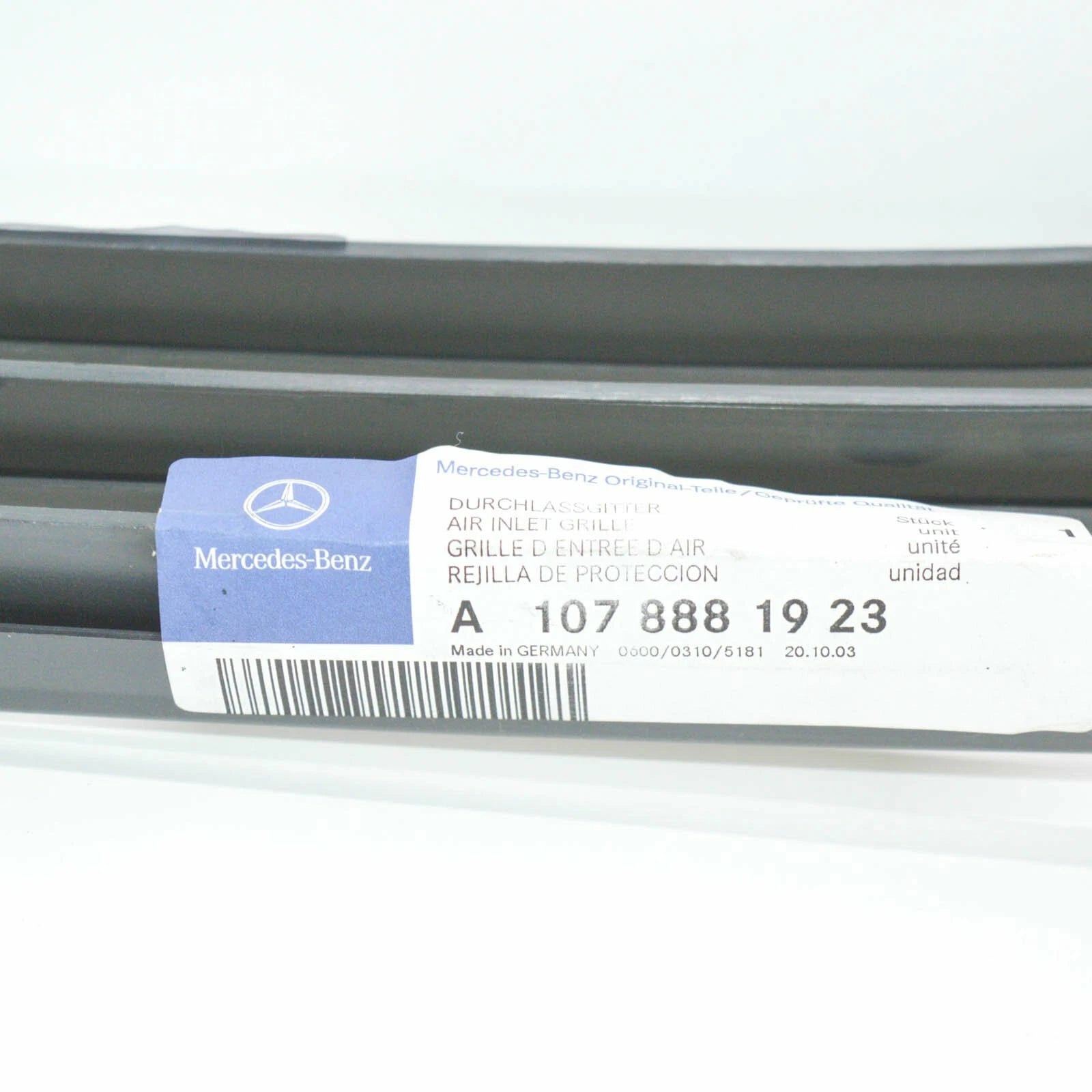 NEW MERCEDES-BENZ SL R107 FRONT RADIATOR SHELL LEFT GRILLE A1078881923