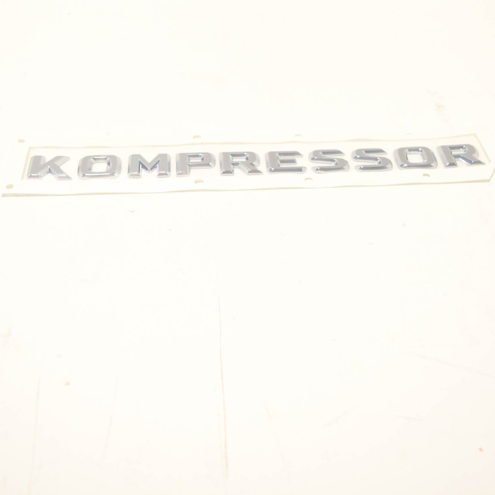 NEW MB SLK R170 TRUNK LID KOMPRESSOR CHROME BADGE A2038173015 ORIGINAL