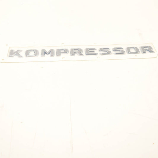 NEW MB SLK R170 TRUNK LID KOMPRESSOR CHROME BADGE A2038173015 ORIGINAL
