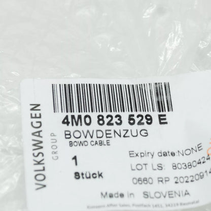 NEW AUDI Q7 4M FRONT BONNET HOOD LID LOCK CABLE 4M0823529E ORIGINAL