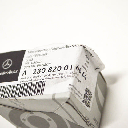 NEW MERCEDES-BENZ CLK A209 REAR NUMBER PLATE LIGHT LENS A2308200166 ORIGINAL