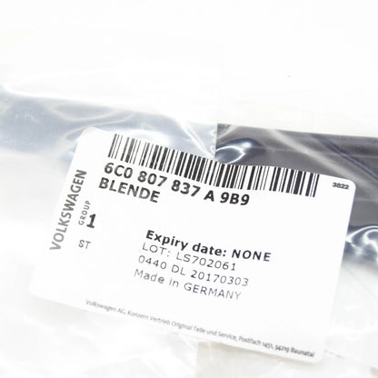 NEW VOLKSWAGEN POLO 6R 6C REAR LEFT BUMPER TRIM 6C0807837A9B9 ORIGINAL