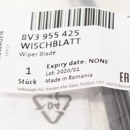 NEW AUDI A3 SPORTBACK 8VA REAR WIPER BLADE 8V3955425 ORIGINAL