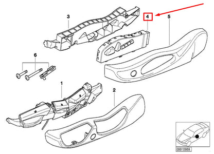 NEW BMW 3 E46 FRONT LEFT SEAT CONTROL SWITCHES 8263133 52108263133 ORIGINAL