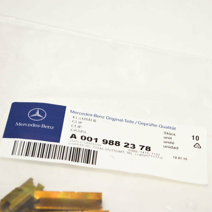 Genuine Mercedes-Benz Saloon W123 Rear Side Window Clip A0019882378 10 Pcs Original