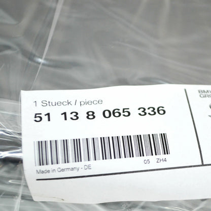 NEW BMW M5 F90 FRONT MBUMPER LICENSE PLATE HOLDER 51138065336 ORIGINAL