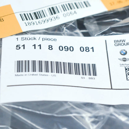 NEW BMW X7 G07 M FRONT BUMPER LEFT SIDE GRILLE COVER 51118090081 ORIGINAL