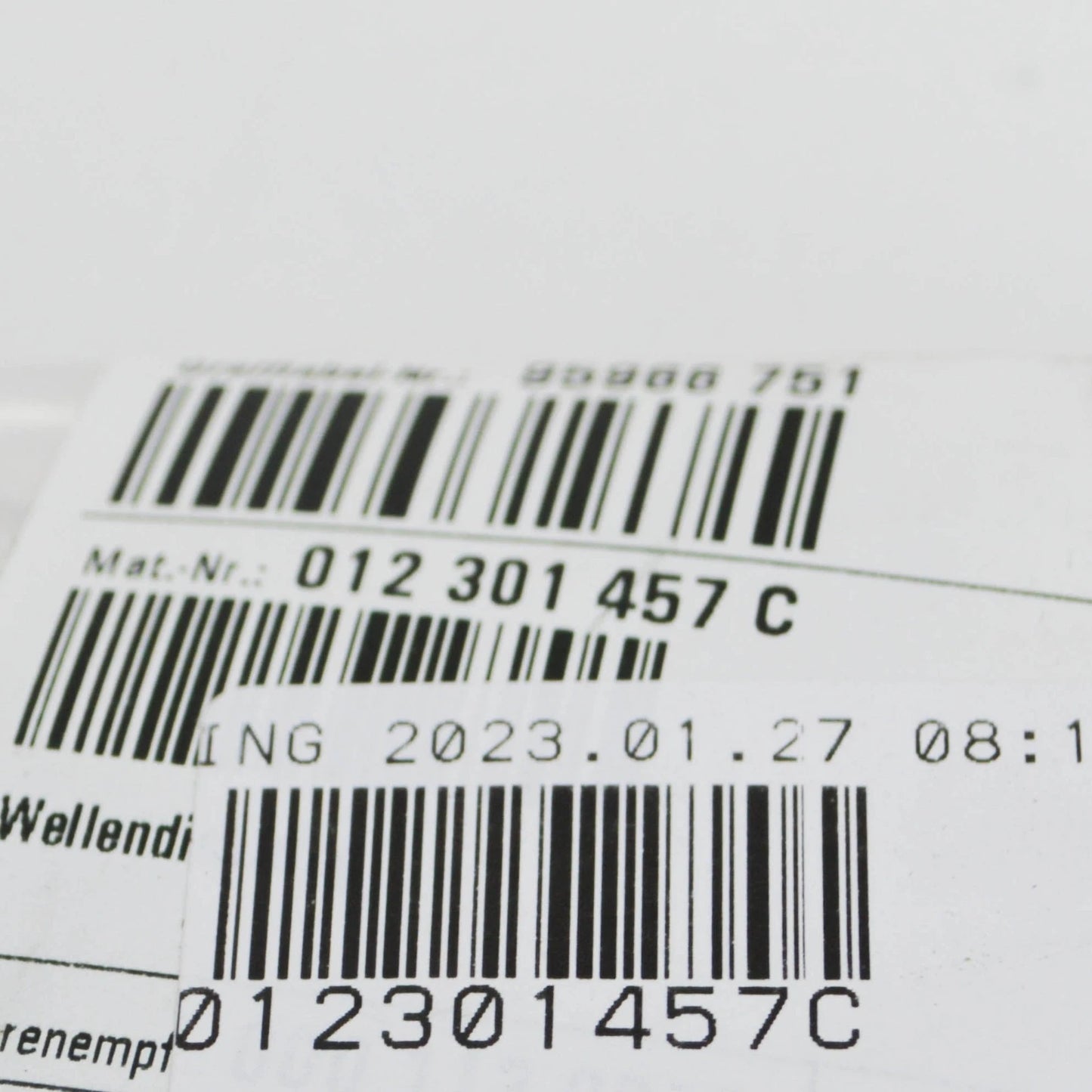 NEW AUDI A6 AVANT C6 GEAR SELECTOR SHAFT OIL SEAL 012301457C ORIGINAL