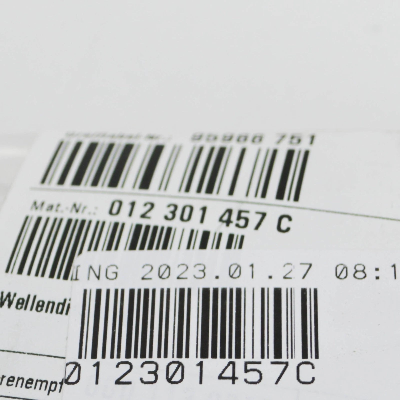 NEW AUDI A6 AVANT C6 GEAR SELECTOR SHAFT OIL SEAL 012301457C ORIGINAL