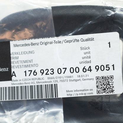 NEW MB A W176 REAR LEFT SEAT BACKREST ISOFIX TRIM A1769230700649051 ORIGINAL